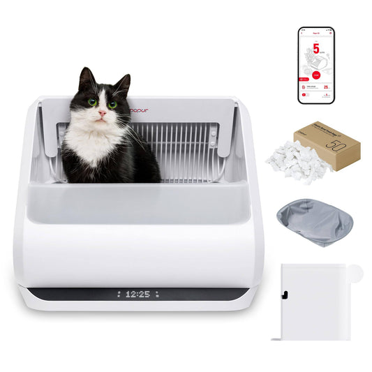 Popur X5 Robot Cat Litter Box Automatic Self Cleaning